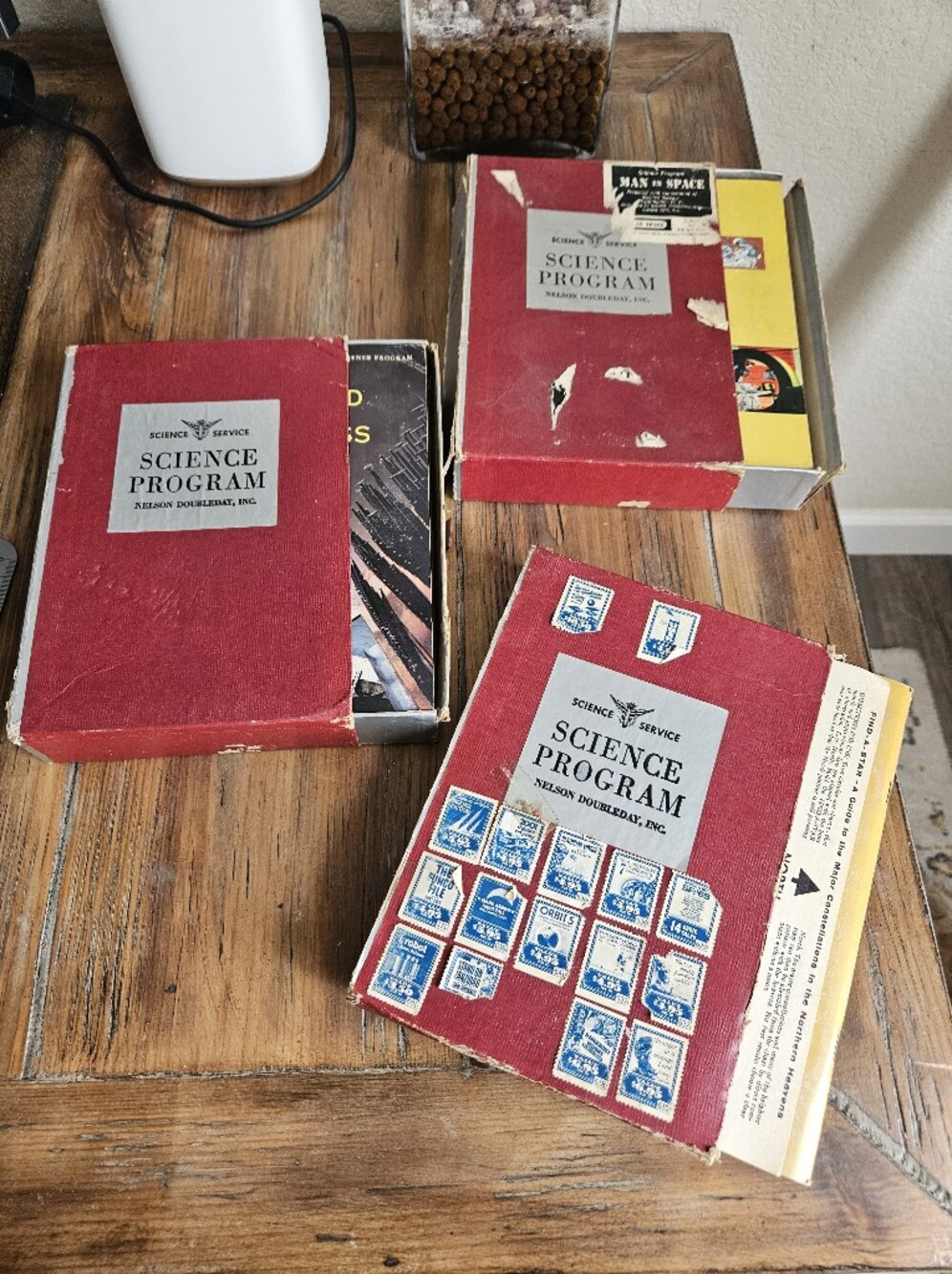 Vintage Set Of Science Books